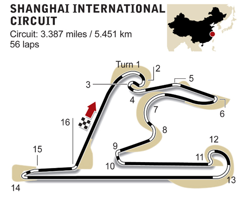 Grand Prix de Chine résultat, essais, course. (1 Alonso 2 Raikkonen 3 Hamilton) 43712