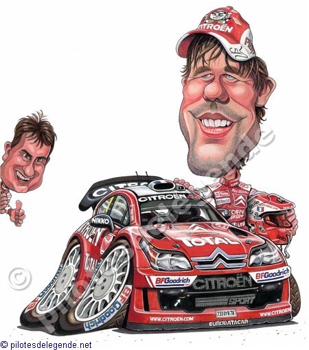 andruet - Caricature de pilote. Photos de sport auto. - Page 3 Loeb210