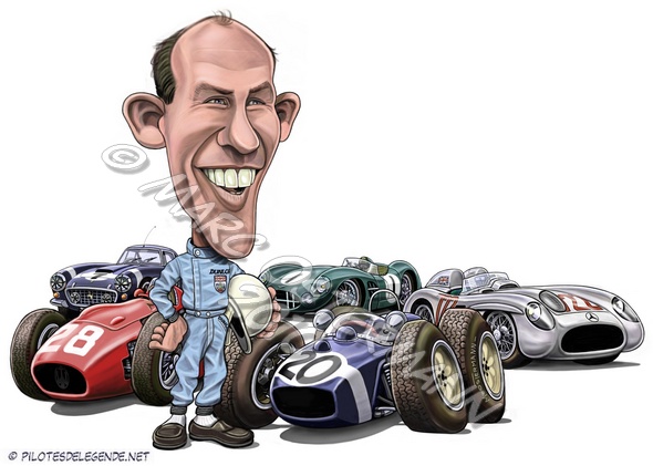 caricature - Caricature de pilote. Photos de sport auto. - Page 3 Moss210