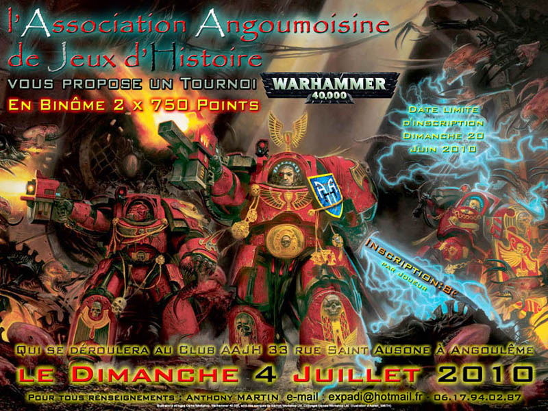 Tournoi Warhammer40 000 le Dimance 4 Juillet 20 à Angoulême 2010-011