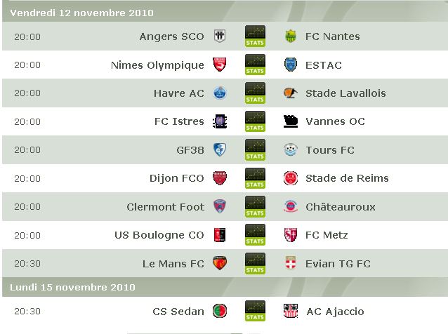 [saison 10/11] 15ème journée L210