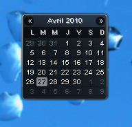 calendrier windows 7 Captur21