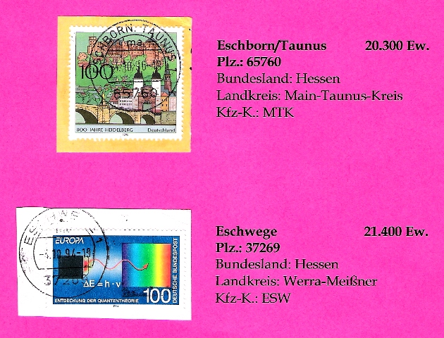 Deutsche Postorte E - G Deutsc29