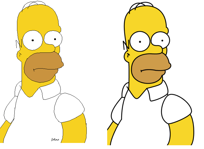 Pixelisation Homer10