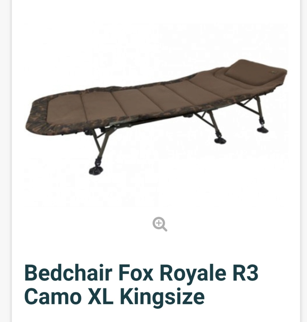 Avis sur Bedchair Fox Royal R3 Camo XL kingsize Img_2010