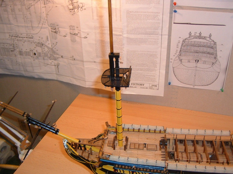 Fertig - HMS Victory aus Holz gebaut von Lothar 6511