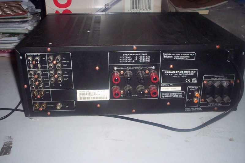 Marantz PM-68 Integrated Amp (Sold) 100_5915