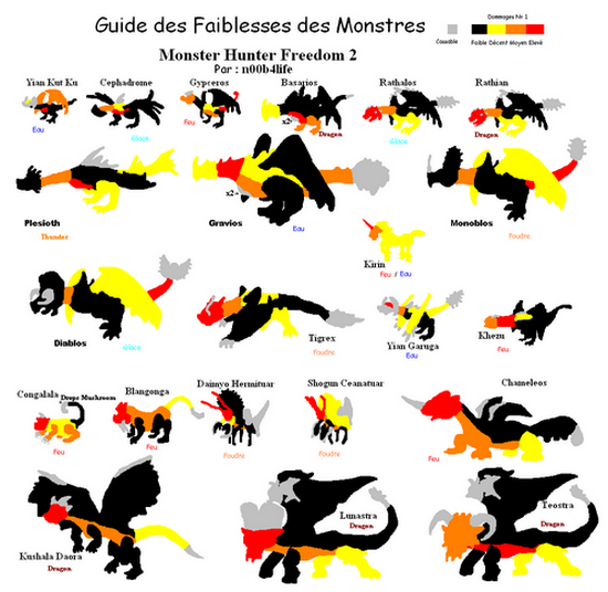 Les Faiblesses des Wyverns Monste11