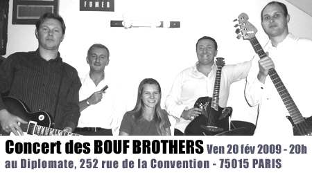 bouf brothers band en concert Flyer-10