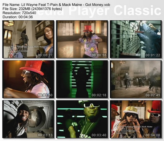 حصريا Lil Wayne Feat Tpain Got Money Video Clip Dvd Rip 16 Mb Lil-wa10