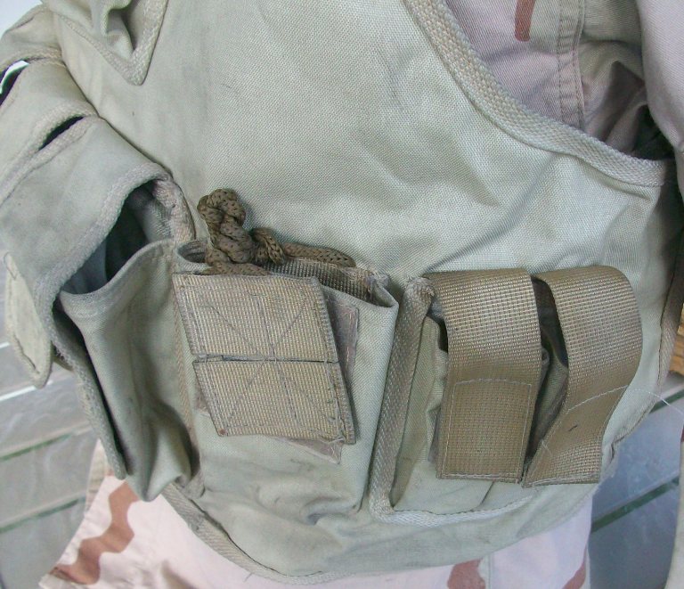 Afghan Body Armor and Afghan Made Ammo Grab Bag 00610