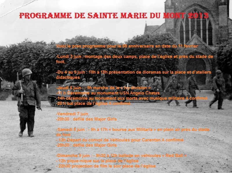 programme de SAINTE MARIE DU MONT 2013 20531410