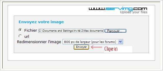 Comment prendre/heberger un screen. Clike_10