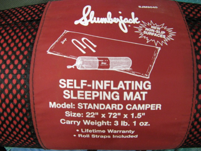 Slumberjack sleeping pad Img_0611