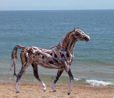 HEATHER JANSCH sculptures-chevaux en bois flotté 20_fev12