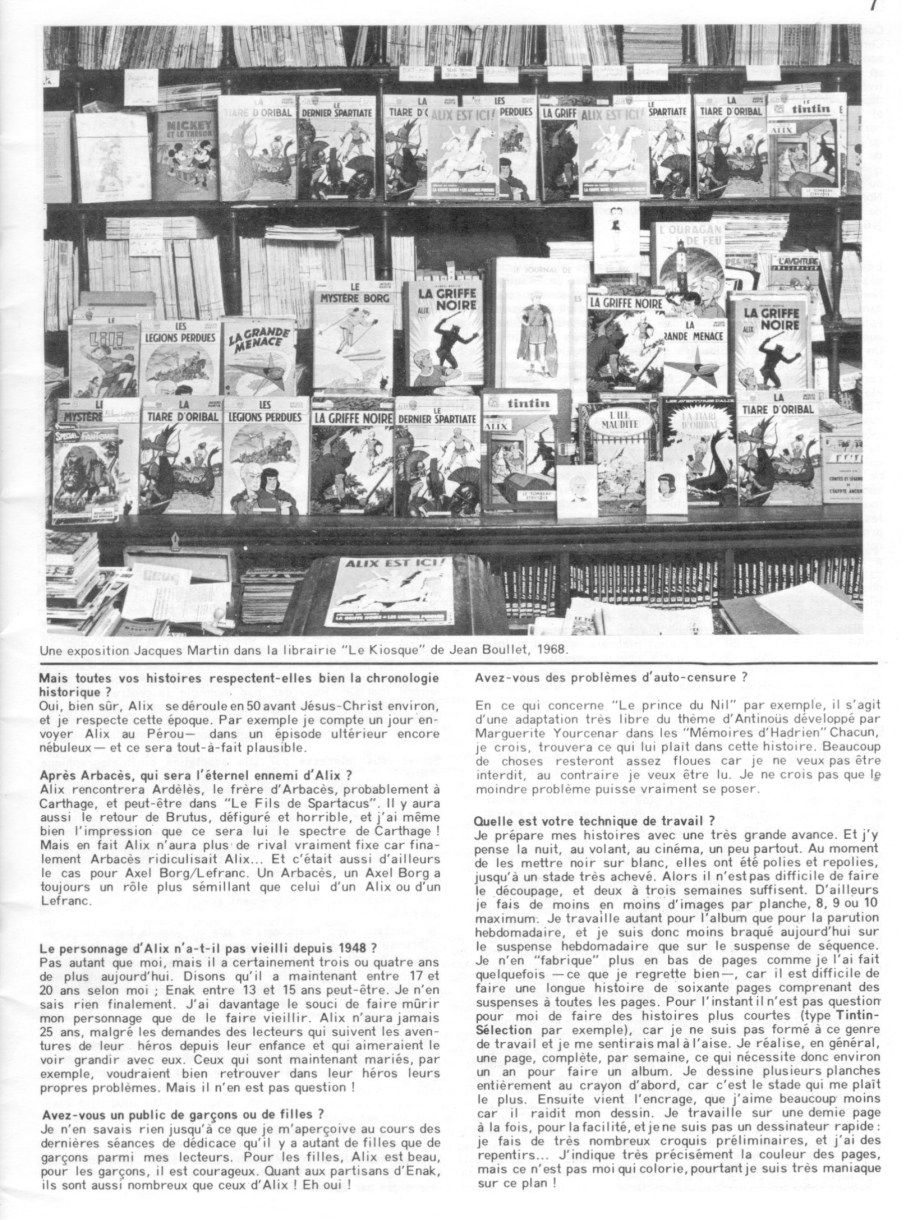 Interview, fanzines et articles divers sur Jacques Martin - Page 2 Cahier53