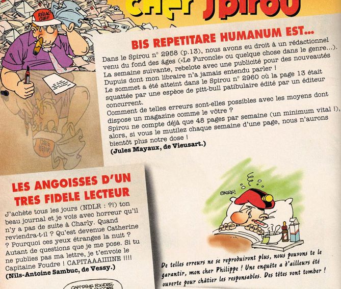 La malédiction de la page 13 dans Spirou Malzod15