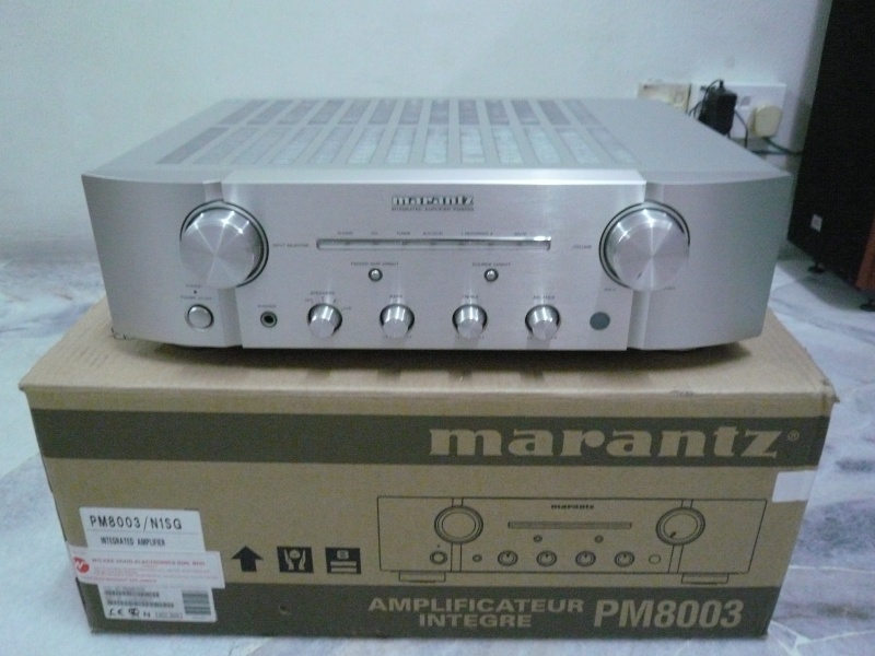 Marantz PM8003 amplifier (used) SOLD M_fron10