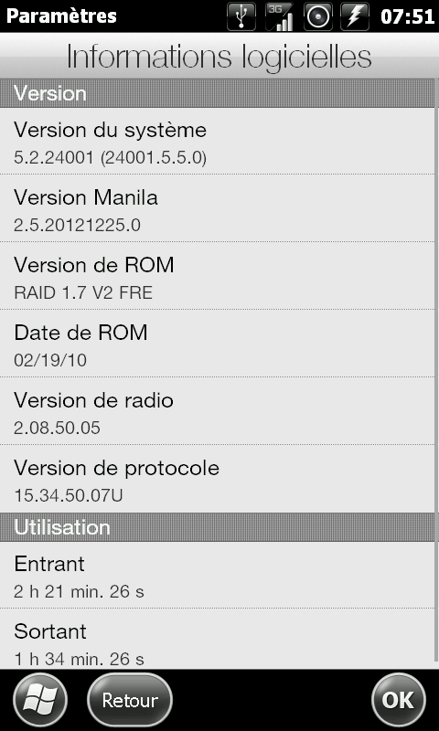 [ROM]22/02/2010 RAID FR 1.7 V2  HD2 muti bluids 2.10 [ 6.5.x ] sense 2.5  [ 576 ram] Screen35