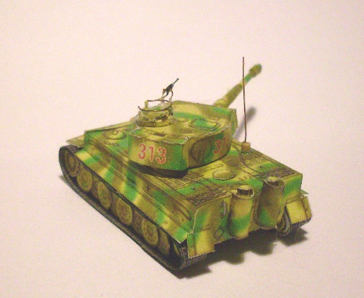 "Papiertiger" PzKpfw VI Ausf. E Tiger 1  in 1/144 skalierter freier download Tiger311