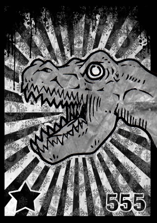 auto-édition art book  boisson noir T-rex_10