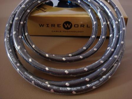 Wire world Eclipse 5 (2) XLR 1.5m (used) reduce price Dsc01813