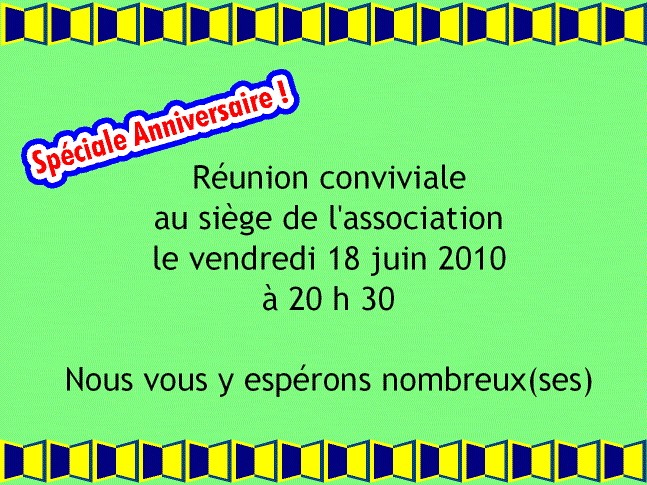 Réunion conviviale spéciale anniversaire ! Raunio10