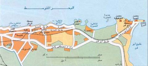 خريطة الإسكندرية