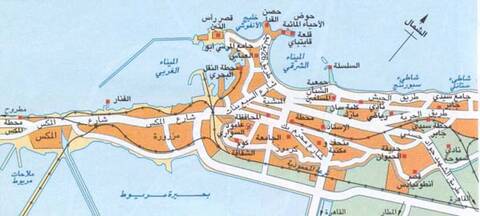 خريطة الإسكندرية