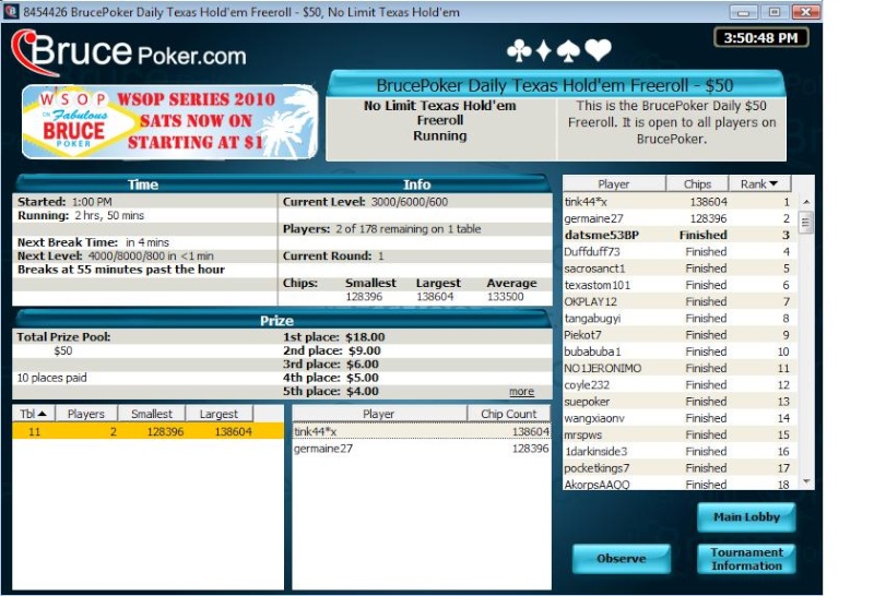 Final Table at Bruce Poker $50 Freeroll 04-30-10 Final_14
