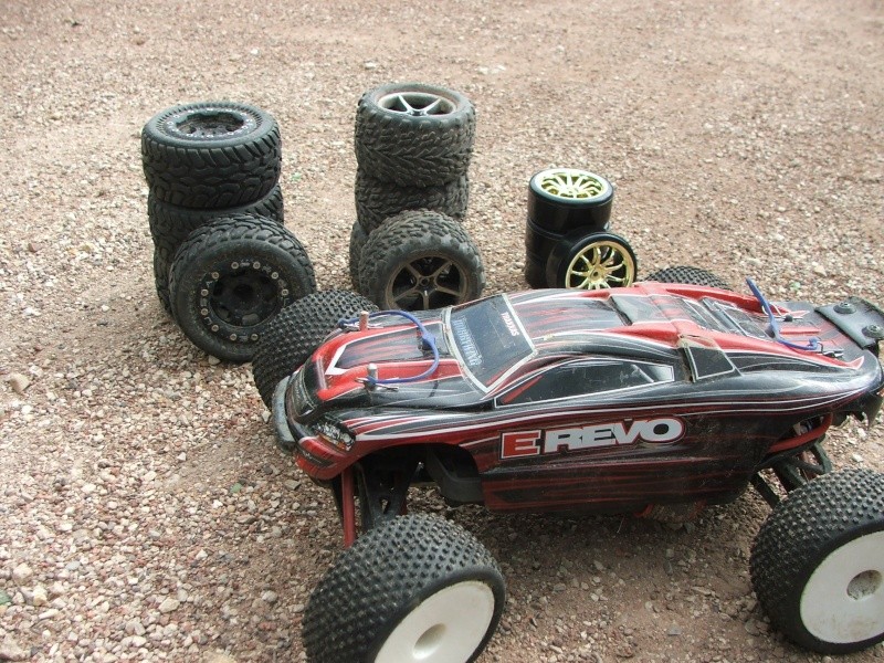 Mini E-Revo 1/16 Brushless 540 avec plaque Tenbol Dscf5911