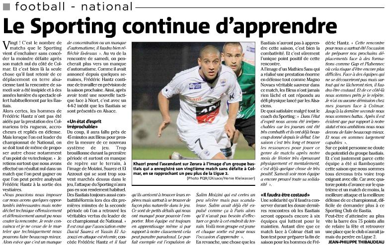 SPORTING CLUB BASTIA // LIGUE 2  // CLUB ET STADE  Sansti13