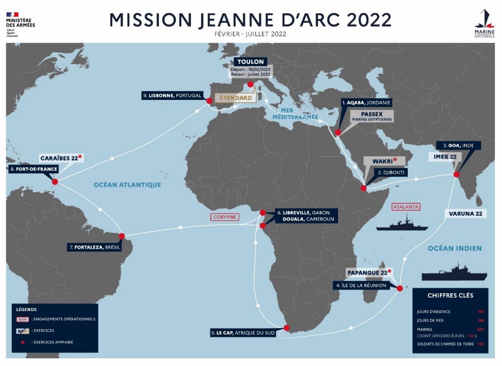 [Les Ports Militaires de Métropole] TOULON - MISSION JEANNE D'ARC 2022 00011