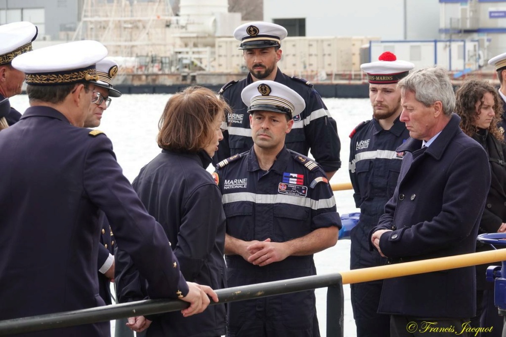  [ LES PORTS MILITAIRES DE MÉTROPOLE ] TOULON - La Ministre des Armées à la Base Navale 4663