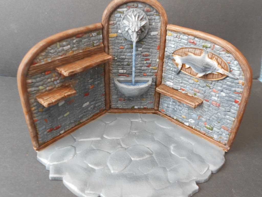 "Chilling in the bathhouse" (Détente dans les bains publics) - 75 mm - Clay Demon Miniature   Dsc10644