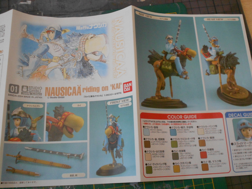 nausicaa riding on kai 1/20 kit bandai  Dscn5458