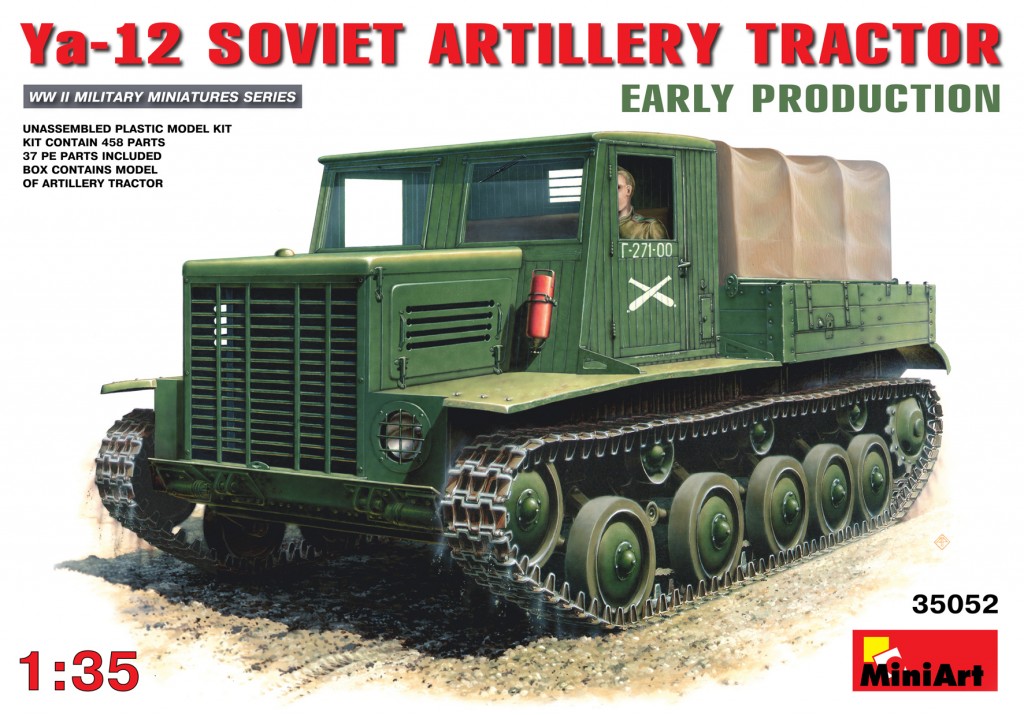 * 1/35 Fil rouge 2022 / CCCP   Tracteur d'artillerie russe Ya-12  (Miniart 35052)     1462-310