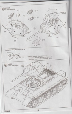 Fil rouge / CCCP * Char russe T-34/76 Modèle 1942 - Production No.112 (Hobby Boss - 1:48) 1611