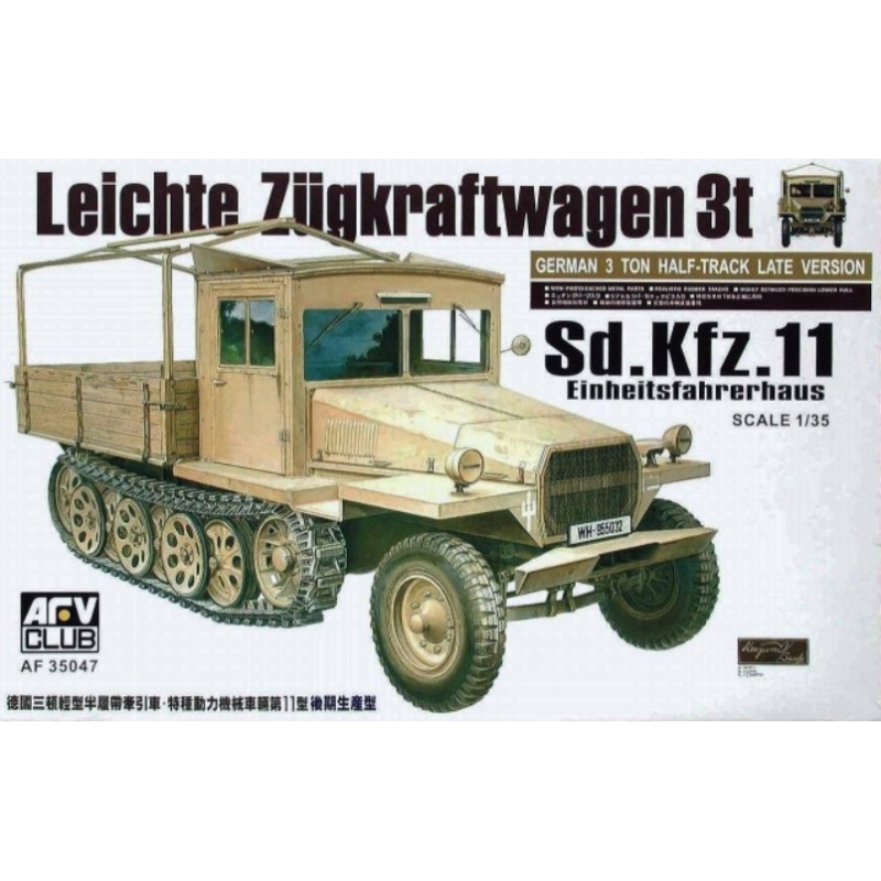 Semi-chenillé SdKfz11 Afv-cl10