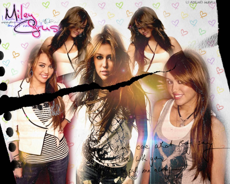 Miley Cyrus BG and Selena Gomez BG I made! :D Miley_13