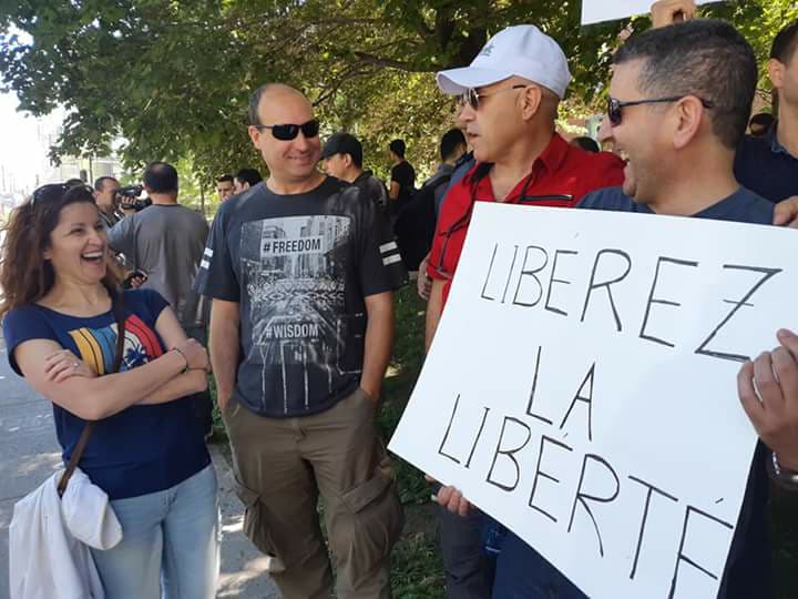 Rassemblement de soutien à Merzouk Touati devant le consulat d’Algérie à Montréal le samedi 09 juin 2018  1020