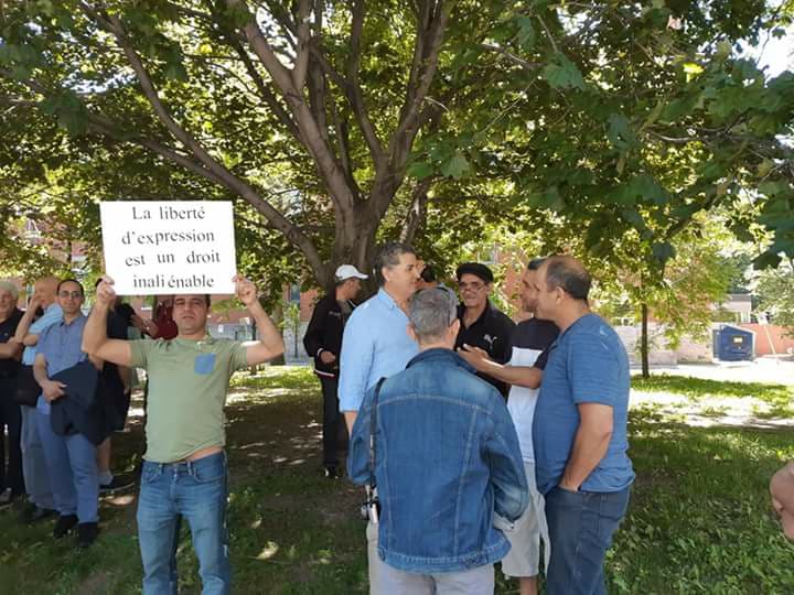 Rassemblement de soutien à Merzouk Touati devant le consulat d’Algérie à Montréal le samedi 09 juin 2018  1022