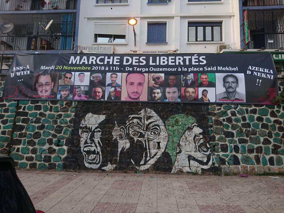 Marche des libertés à Bejaia le mardi 20 novembre 2018 10787