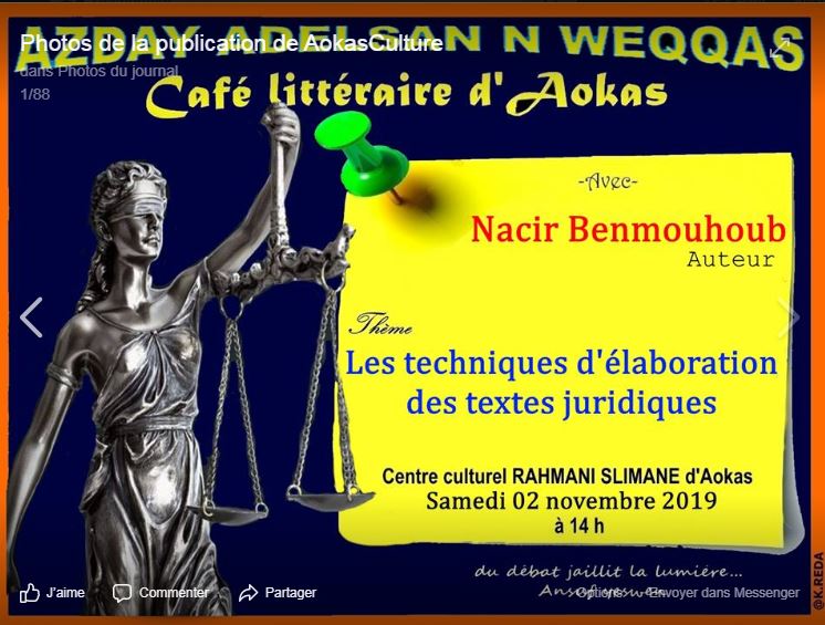  Nacir Benmouhoub  à Aokas  le samedi 02 novembre 2019 11272