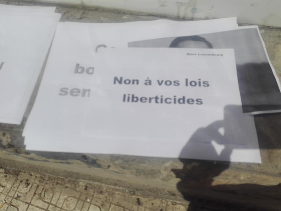 Rassemblement à Aokas le mercredi 29 Avril 2020 contre les lois liberticides et pour la liberté d'expression 5139