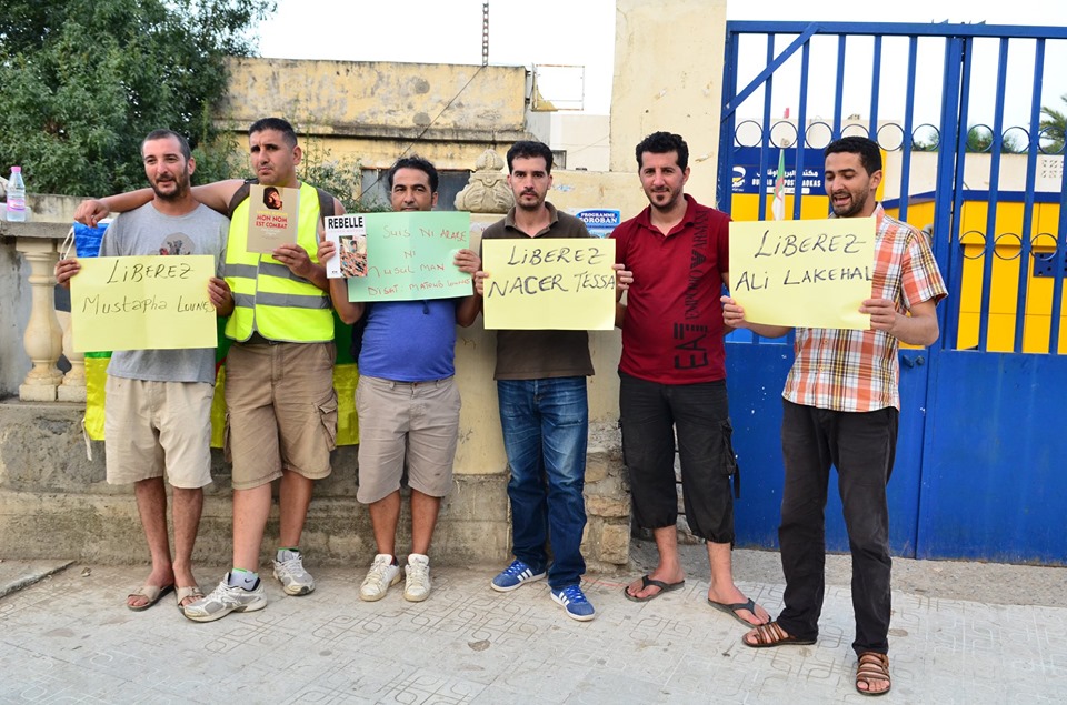 Rassemblement à Aokas pour exiger la libération des prisonniers du drapeau Amazigh 25 juin 2019 541