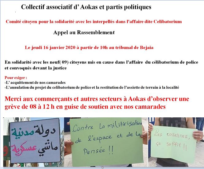 Comité citoyen pour la solidarité avec les interpellés dans l'affaire dite Celibatorium 730