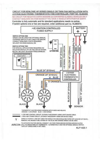 branchement d'un ventilateur kenlowe - Page 2