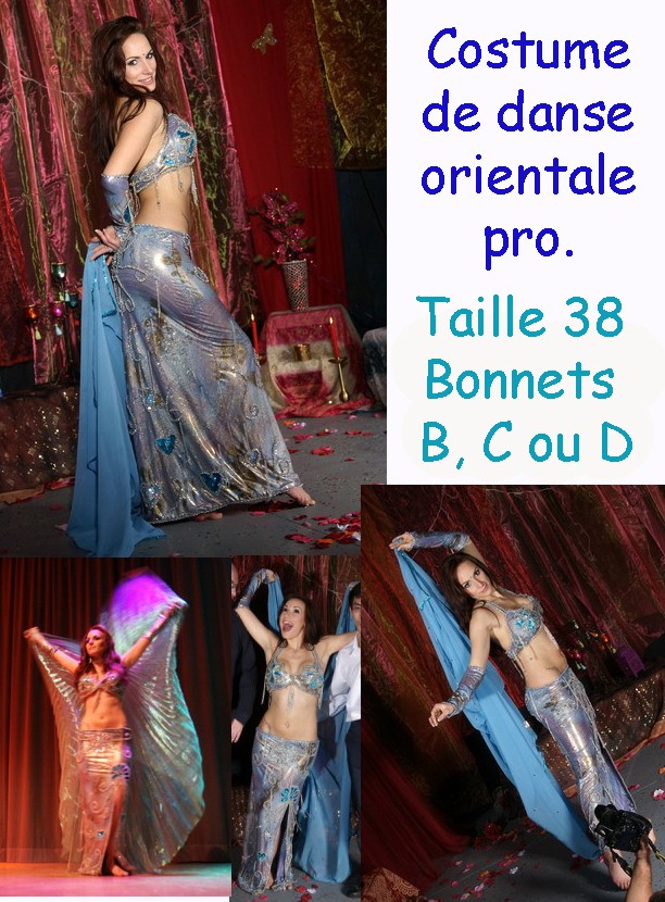 A vendre costume pro égyptien bleu/argent 250E A_vend10