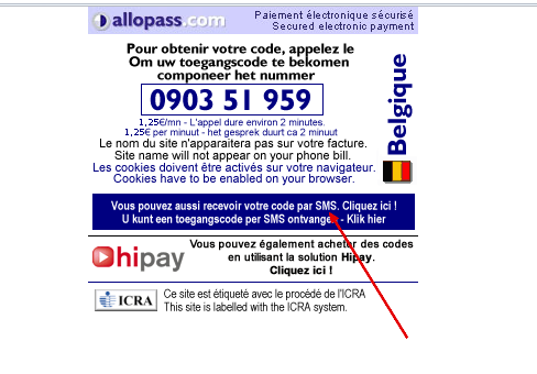 Utiliser le SMS pour la contribution Tuto10